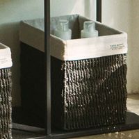 ペーパー収納ボックス(縦ハーフ) グレー LAKOLE/ラコレ