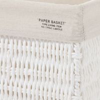 ペーパー収納ボックス(フルサイズ) アイボリー LAKOLE/ラコレ