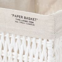 ペーパー収納ボックス(M) アイボリー LAKOLE/ラコレ