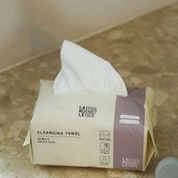 クレンジングタオル 60枚入り ホワイト LAKOLE/ラコレ