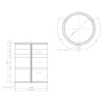 スイコー MH型容器 MH-6000 1PC（直送品）