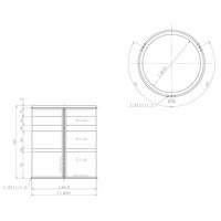 スイコー MH型容器 MH-8000 1PC（直送品）