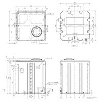 スイコー 薬注タンク ヤクチュウタンク1000 1PC（直送品）