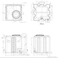 スイコー 薬注タンク ヤクチュウタンク300 1PC（直送品）