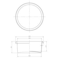 スイコー 飼葉おけ カイバオケ1ガタ 1PC（直送品）