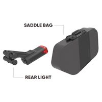 READYGO READY GO サドルバック LUMIS LITEーS SADDLE BAG black 1個（直送品）