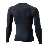 TS DESIGN ロングスリーブシャツ ブラック×ブラック S 8225-95-S 1セット(2枚)（直送品）