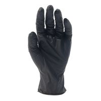 カヴァーワーク ディスポーザー手袋100枚入 厚手タイプ ブラック M FT-382100-M 1セット(10箱)（直送品）