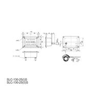 スライドリミットカウンタ 5桁/パネル取付/1回転10進/上下限制御用接点付【SLCー130ー25(I)S】 SLC-130-25(I)S（直送品）