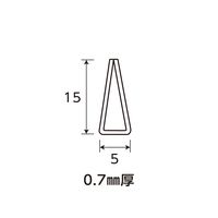光モール ブラックバインダ15 1000mm NO.2445 1セット(20個)（直送品）