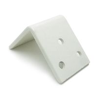 山口安製作所 巾広アングル ホワイト 50個入り YS-112C-40W 1個（直送品）