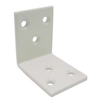 山口安製作所 巾広アングル ホワイト 30個入り YS-112C-60W 1個（直送品）