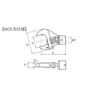 中村製作所 モンキヘッド (260302) 100MCK 1個（直送品）