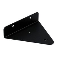和気産業 石膏ボードにつく棚受 トライアングル 黒 TK-82 1セット(10個)（直送品）