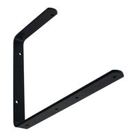 和気産業 石膏ボードにつく棚受 シングル+ダブル 黒 TK-88 1セット(6個)（直送品）