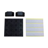 プラセス 窓用補助錠レグロック 2個入 ブラック 12373400 1セット(4個)（直送品）