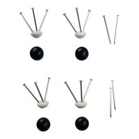 和気産業 石こうボードに打つ ブラック 4P MC-011 1個（直送品）