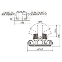 岩崎電気 レディオック ハイベイθ EHWP12014W/NSAN9/F 1PC（直送品）
