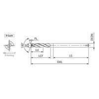オーエスジー 超硬ドリル ADOXー3D 2.76ー3(8733276) ADOX-3D-2.76-3 1ケ（直送品）