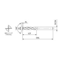 オーエスジー 超硬ドリル HYPーALDー3D 2.3(7730230) HYP-ALD-3D-2.3 1ケ（直送品）