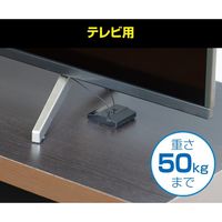 未来工業 ピタ7 テレビストッパー ブラック 2個入 (P7PーTVK) P7P-TVK 1組（直送品）