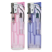 ライター 2本パック スライド電子ライター 色アソート CR対応 ST-2 1セット（1個（2本パック）×10） 防災用品 東海