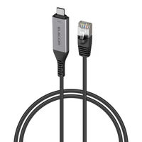 USB Type-C 有線LAN変換ケーブル 1Gbps対応 2m ドライバ不要 ECLD-CL1G20BK エレコム 1個（直送品）