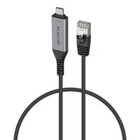 USB Type-C 有線LAN変換ケーブル 1Gbps対応 1m ドライバ不要 ECLD-CL1G10BK エレコム 1個（直送品）