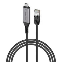 USB Type-C 有線LAN変換ケーブル 1Gbps対応 3m ドライバ不要 ECLD-CL1G30BK エレコム 1個（直送品）
