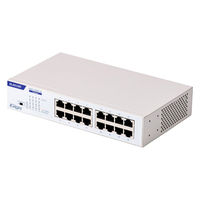 スイッチングハブ 16ポート ギガ 1000BASE-T 電源内蔵 金属筐体 ホワイト EHC-LG02-16 エレコム 1個（直送品）