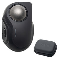 トラックボールマウス 人差し指 34mm ワイヤレス 小型 静音 5ボタン ブラック M-MT2MRSABK エレコム 1個（直送品）