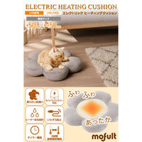 ペットヒーター クッション 犬 猫 撥水 洗濯可 噛み対策メッシュケーブル グレー PET-HC02GY エレコム 1個（直送品）