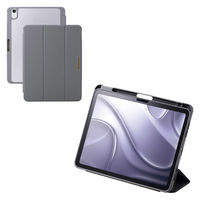 iPad Air ケース 11インチ(M3/M2) マグネット式フラップ TB-A25MWVJM3GY エレコム 1個（直送品）