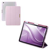 iPad Air ケース 11インチ(M3/M2) マグネット式フラップ ラベンダー TB-A25MWVJM3PU エレコム 1個（直送品）