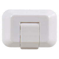 朝日電器 安全コンセントキャップ ロック式 8個入り ホワイト AN-L208(W) 1パック(8個入)（直送品）