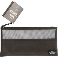 藤原産業 SK11 メッシュポーチ L グレー&カーキ サイズ:150×300 96376 1セット(4個)（直送品）