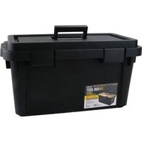 藤原産業 SK11 ツールボックス W560×D290×H290mm コの字型トレー付 FTBー560BK 1セット(2個)（直送品）