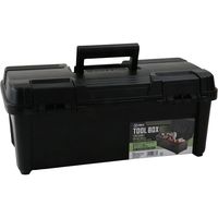 藤原産業 SK11 ツールボックス W430×H230×D180mm 中皿1枚付 FREー430BK 1セット(2個)（直送品）