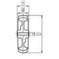 ナンシン エラストマー車輪TPシリーズ40mm TPー40 1セット(500個)（直送品）