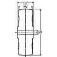 ナンシン ゴム車輪RLシリーズ75mm RLー75 1セット(100個)（直送品）