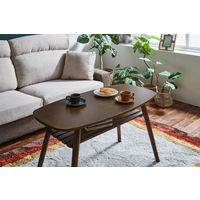 ToMeet ミドルセンターテーブル レシピ 幅100cm ブラウン 408743 1個（直送品）