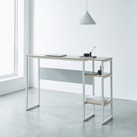 WINcase カウンターデスク シリウス ライトグレー 幅150cm 袖付き 417147 1個（直送品）