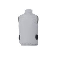 空調服(R) フルハーネス対応遮熱ベスト シルバー×ブラック 7.2Vスターターセット 5L KU92140-K30-5L-SKSP02B（直送品）