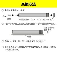 ジェフコム パープルフィッシャー 2番竿 DPHFー15ー2P 1ケ（直送品）