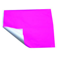 日幼 ホイルロール紙 5m レッド 工作用紙 1セット（5巻）