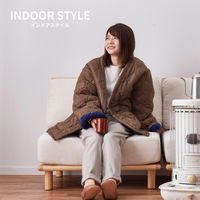 萩原 two sides インナーボアのリバーシブルはんてん フリー グリーン 240629413 1枚（直送品）