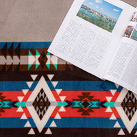 萩原 ふっくらフランネルラグ ペンドリム 2000×2400mm ベージュ 240630703 1枚（直送品）