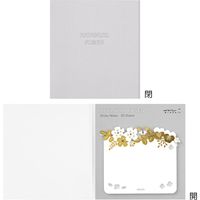 デザインフィル 付せん紙 型抜き 箔 花柄 19083006 1セット(3冊)