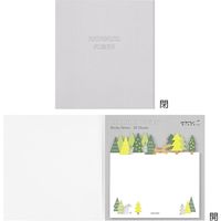 デザインフィル 付せん紙 型抜き 森柄 19085006 1セット(3冊)