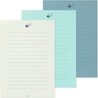 デザインフィル 便箋 色を贈る A5 青 20569006 1セット(2冊)